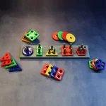 5-Angle Geometric Block Set - Educational Toys for Preschool Kids