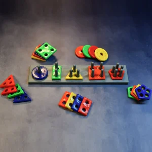 5-Angle Geometric Block Set - Educational Toys for Preschool Kids