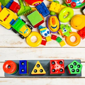 Geometric Brick Puzzle Set for Kids - 5 Angle Matching Blocks