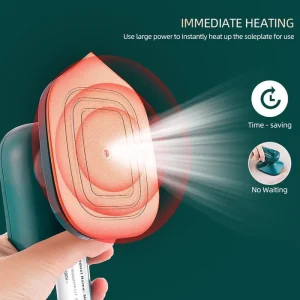 Travel-Friendly 2-in-1 Mini Steamer & Iron – Wrinkle-Free