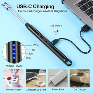 USB Electric Arc Flameless Lighter